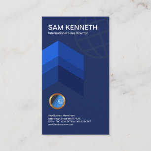 Stylish Three Layer Arrowhead Business Development Card