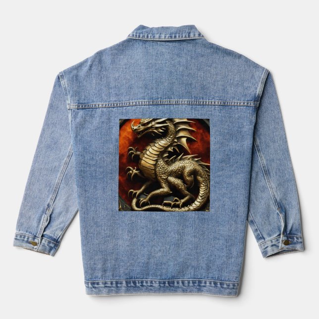 "Stylish Tone Jeans Jacket - Perfect for Every Occ (Back)