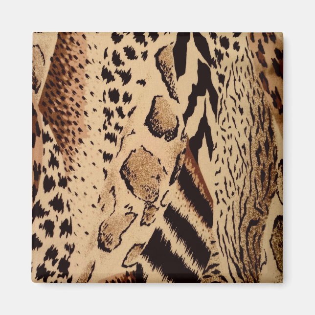 Stylish Trendy Animal Print Magnet (Front)