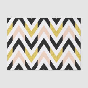 Stylish & Trendy Geometrical Chevron Pattern Tissue Paper