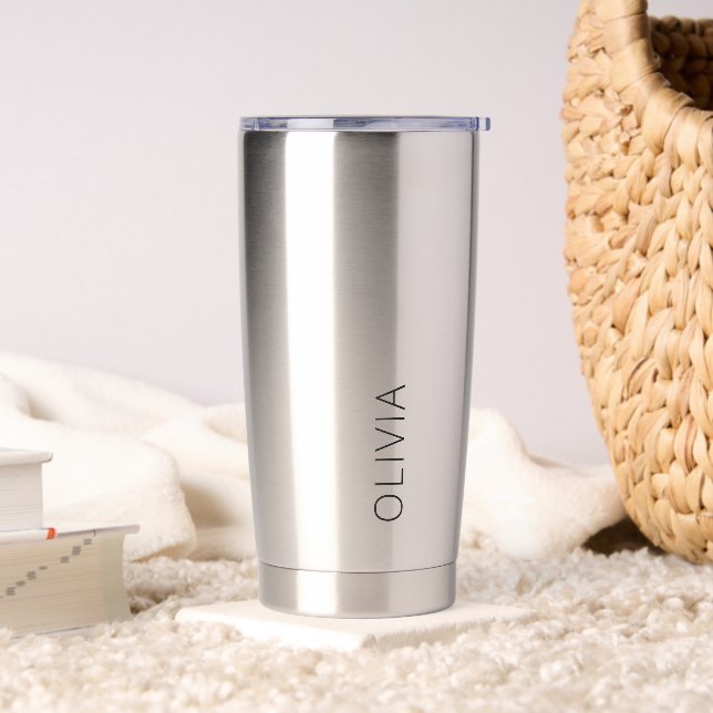 Stylish Trendy Modern Minimalist Thermal Coffee Insulated Tumbler (Living Room)