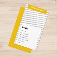 Stylish Trendy Mustard Yellow Diagonal Stripe