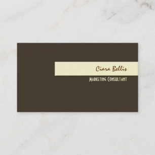 Stylish trendy retro colours business cards