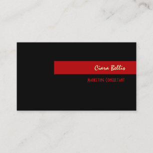 Stylish trendy retro colours business cards