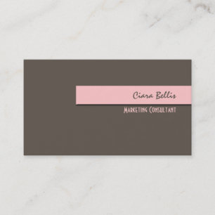 Stylish trendy retro colours business cards