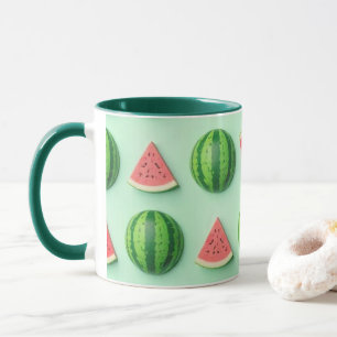 Stylish Trendy Watercolor Watermelon  Mug