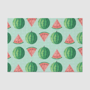 Stylish Trendy Watercolor Watermelon  Tissue Paper