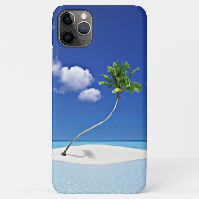 Stylish Tropical Peace And Serenity Island Case-Mate iPhone Case (Back)