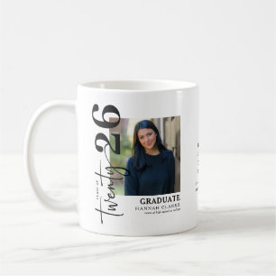 Stylish Twenty25 Photo Graduation Keepsake Gift Coffee Mug