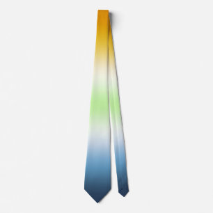 Stylish Unisex AroAce Agender Pride Flag Tie