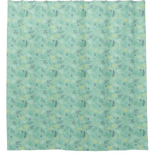 Stylish various foliage green pattern