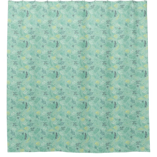 Stylish various foliage green pattern (Front)