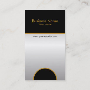 Stylish vertical business card template