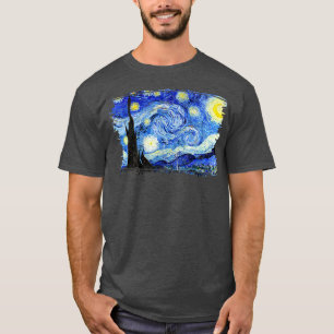 Stylish Vintage Art Starry Night Vincent Van Gogh T-Shirt