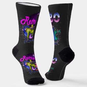 Stylish Vintage Retro Music Socks