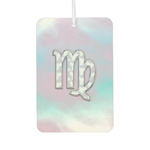 Stylish Virgo Zodiac Sign Nacre Mother of Pearl Air Freshener