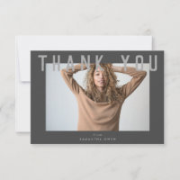 stylish voguish grey chic smart grad photo