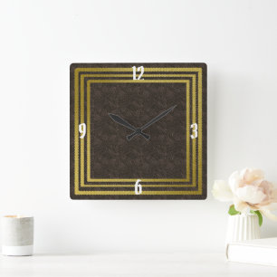 Stylish Wall Clock Designs Time Piece on Zazzle