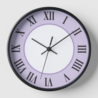 Stylish Wall Clock – Light purple
