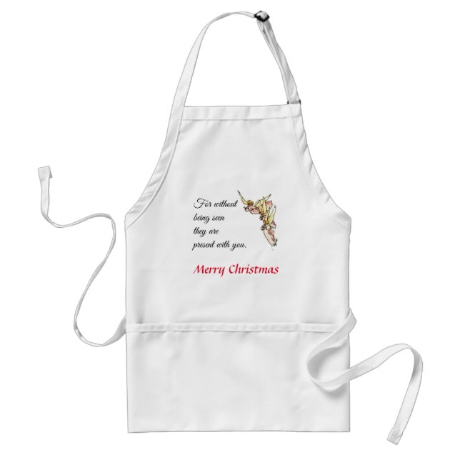 Stylish Watercolor Angels Emerge from Clouds  Standard Apron (Front)
