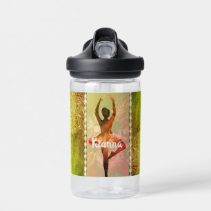 Stylish Watercolor Ballerina Water Bottle