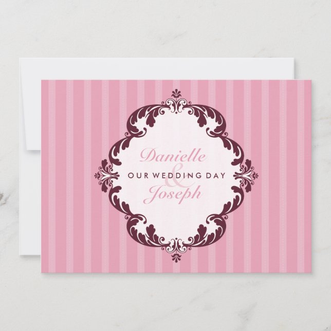 STYLISH WEDDING INVITATIONS :: flourish deluxe 2 (Front)