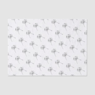 Stylish Weimaraner: Your Text, Your Style Tissue Paper