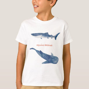 Stylish whale shark illustration T-Shirt