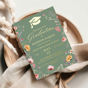 Stylish Wildflower Meadow Garden  Graduation