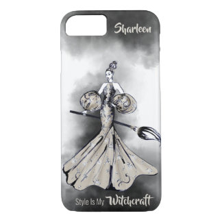 Stylish Witch Illustration Case-Mate iPhone Case