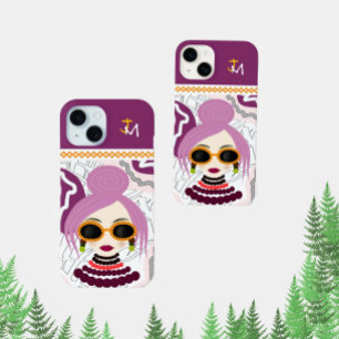 Stylish woman Case-Mate iPhone case