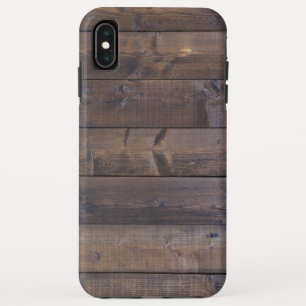 Stylish Wood Pattern - Nature Wood Grain Texture iPhone XS Max Case