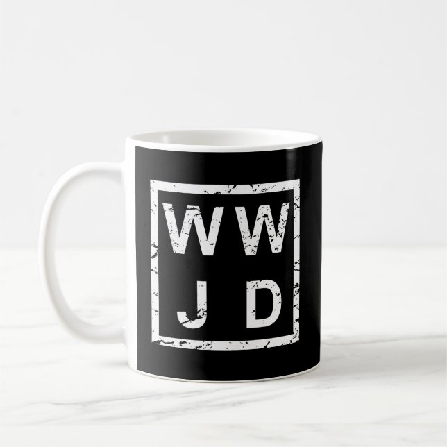 Stylish Wwjd Coffee Mug (Left)