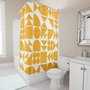 Stylish Yellow Modern Geometric Shapes Pattern