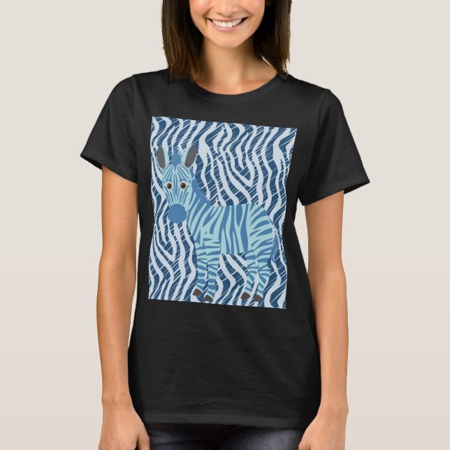 Stylish Zebra Stripes – Bold and Unique Design T-Shirt (Front)