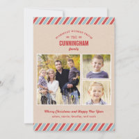 Stylishly Mailed Holiday Photo Card