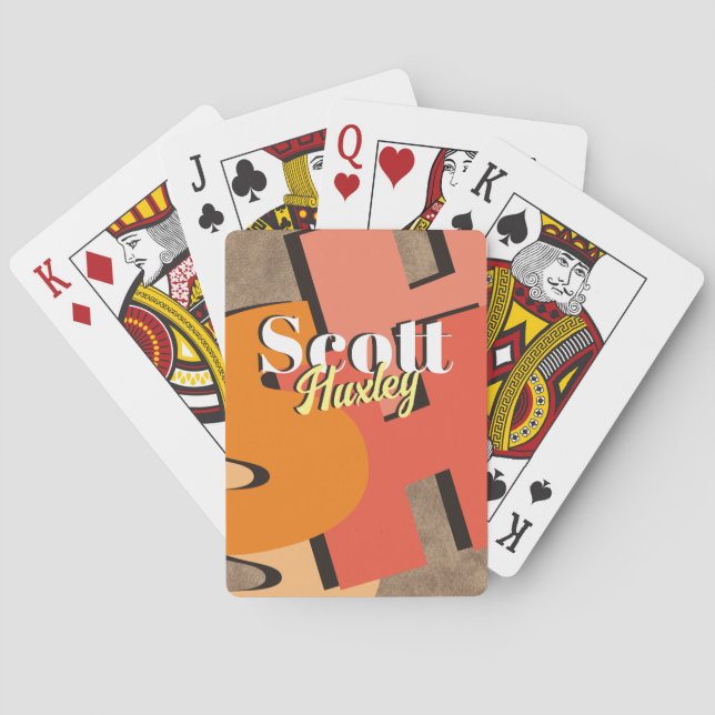Stylishly Personalized Playing Cards (Back)