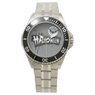 Stylishly Spooky: Halloween Stainless Steel  Watch