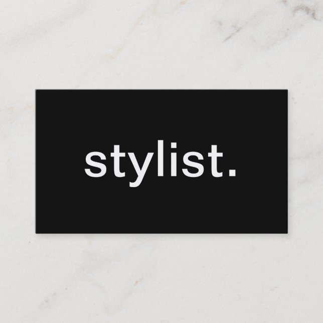 Stylist Business Card (Front)