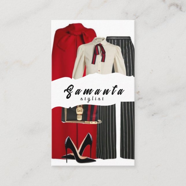 Stylist Business Card (Front)