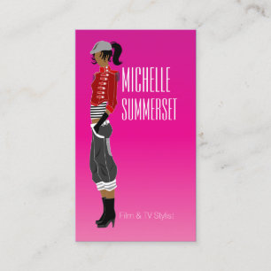 Stylist Fashion Designer Business Card