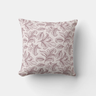 Stylist Flower Throw Pillow