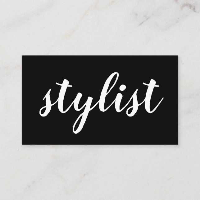 stylist loyalty punch card (Front)
