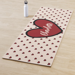 Stylist Sweet Heart Personalized gifts template Yoga Mat