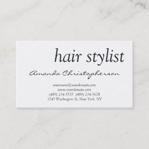Styliste moderne de cheveux blancs Attrayant Carte
