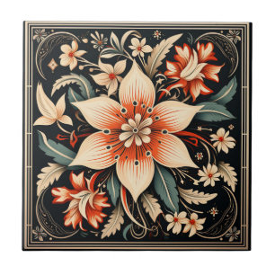 Stylistic Flower Tile