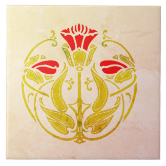 Stylistic Tulip Tile