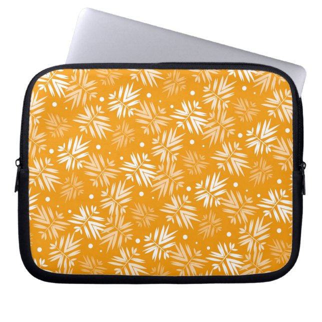 Stylize Leafy Texture 1 Laptop Sleeve (Front)