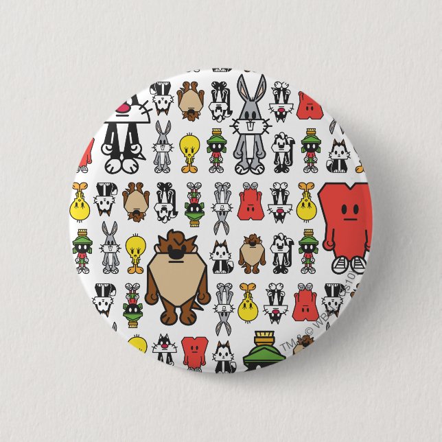 Stylize TWEETY™ and Friends 2 Inch Round Button (Front)