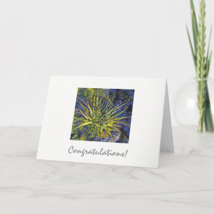 Stylized Aloe Congratulations Card